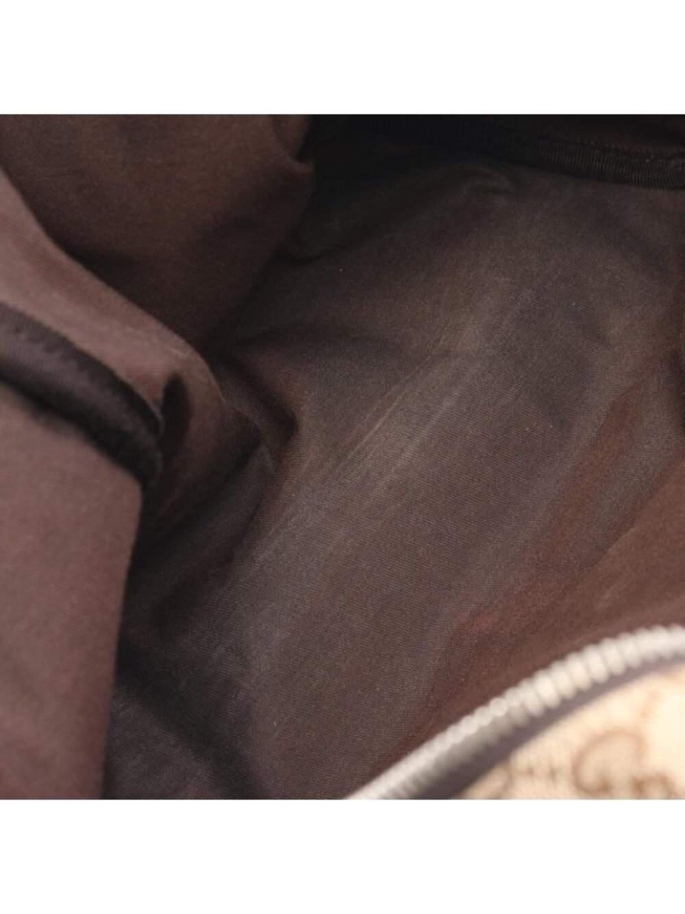 Gucci Backpack GG Canvas Beige Dark Brown - Picture 10 of 10